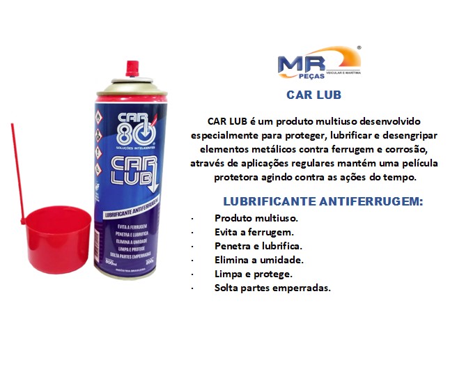 CARLUB LUBRIFICANTE ANTIFERRUGEM SPRAY 300ML/200G - Imagem 2
